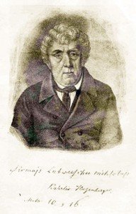 Mācītājs Karls Frīdrihs Jakobs Hūgenbergers (1784–1860).